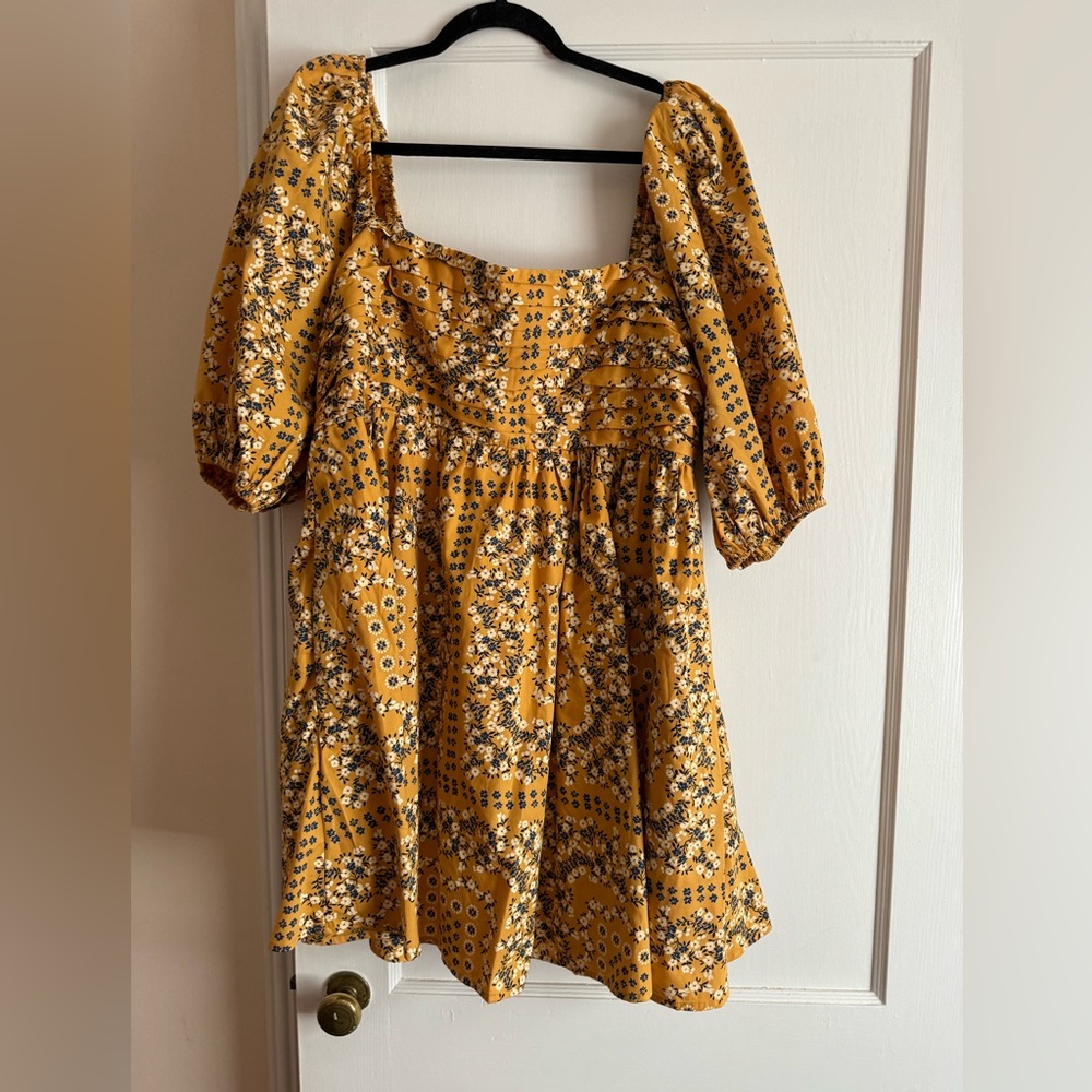 Abercrombie Emerson Puff Sleeve Mini Dress